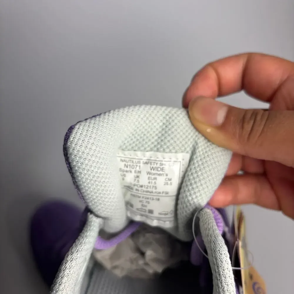 Nautilus Safety Footwear Spark EH Lavender (Wide)